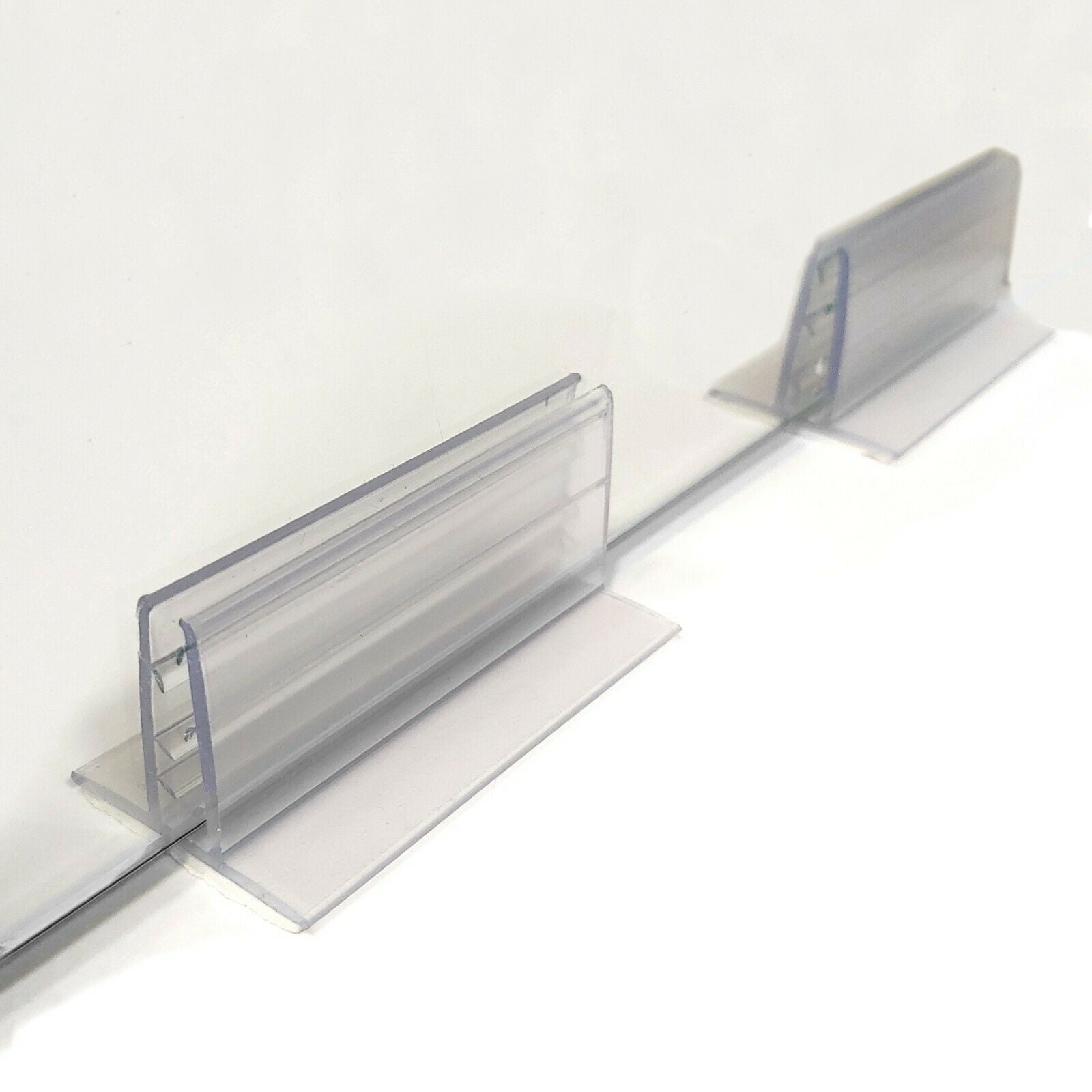 Large Adhesive Sneeze Guard Holders, Stable Glass Stands to Fasten