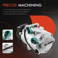 thumbnail image 4 of A-Premium Air Conditioner AC Compressor with Clutch Compatible with Hyundai Elantra, Elantra Coupe GT & Kia Forte5 Forte Koup Soul EV, 4 of 6