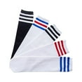 thumbnail image 6 of Kids Toddler Soccer Socks Knee High Tube Socks Three Stripes Cotton Cute Sport Stocking for Boys Girls, 6 of 7