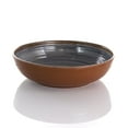 thumbnail image 5 of Elama Stone Oak 12 Piece Lightweight Melamine Dinnerware Set in Black, 5 of 8