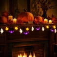 thumbnail image 7 of Halloween LED String Lights, Ghost Pumpkin and Bat Motif Decorative Lighting, Spooky Indoor Outdoor Festival Lights for Patio/Mantel/Party Ambiance/Home Display, 59in, 10 Lights, Constant Mode, 7 of 7