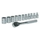 thumbnail image 1 of Juego Dados Y Accesorios En Pulgadas 12 Pzs 1/4 47101 Urrea Urrea 4710-1, 1 of 3