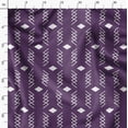 thumbnail image 3 of Soimoi Purple Fabric - By the Yard - 42 Inch Wide - Stripe & Diamond Geometric Print Fabric - Modern and Chic Fusion for Stylish Creations Printed Fabric, 3 of 6
