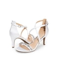 thumbnail image 2 of Sandalia DREAM PAIRS DOLCE Blanca con Brillantes Tacones de Aguja 23 cm, 2 of 6