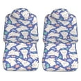 thumbnail image 5 of Fotbe Cute White Rabbit Pattern Automotive Seat Covers for Cars Trucks and SUVs – Car Seat Covers for Front Seats,Protective Seat Covers,Vehicle Seat Covers, Set of 2, 5 of 9