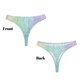 thumbnail image 3 of Balery Beautiful Glitter Tangas de Algodón para Mujer con Estampado – Ropa Interior Sexy, Transpirable, G-string-3X-Large, 3 of 6