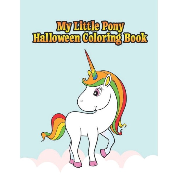 my little pony halloween coloring book: My little pony ...