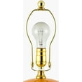 thumbnail image 4 of Livabliss Table Lamps, 20" Stellar Traditional Bedside Nightstand Table Lamp for Bedroom Living Room Office, Orange Body with White Shade (20"H x 19"W x 19"D), 4 of 6