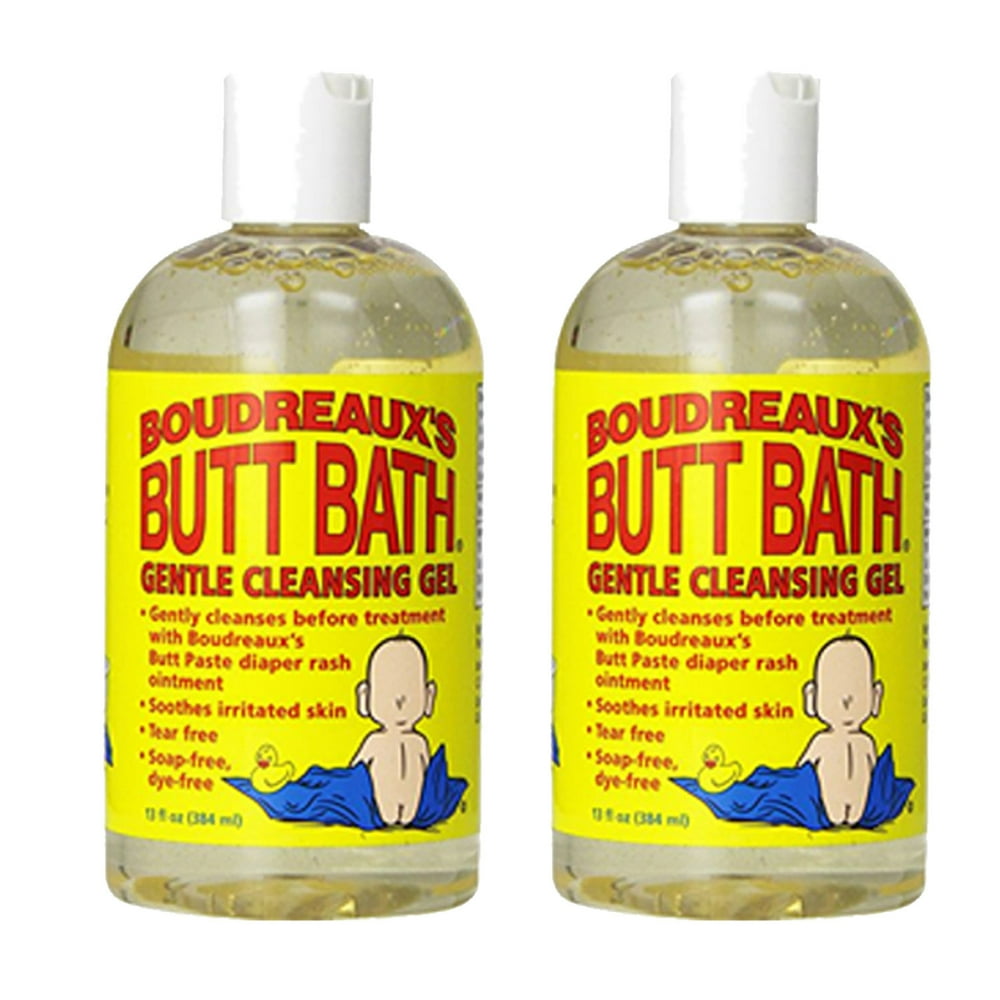 (2 Pack) Boudreaux's Butt Bath Gentle Cleansing Gel 13 Ounce Walmart