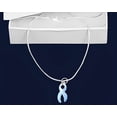 thumbnail image 2 of Large Light Blue Ribbon Necklaces, 2 of 4