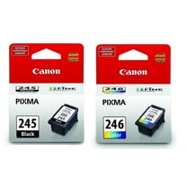 Canon PIXMA MG2920 (PG-245 Black/CL-246 Color) standard yield ink combo. (180 page yield each)