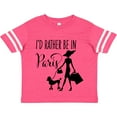 thumbnail image 3 of Inktastic I'd Rather Be in Paris- Shopping and Travel Girls Toddler T-Shirt, 3 of 5