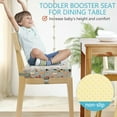 thumbnail image 3 of Dznils Asiento Booster para Mesa de Comedor, con Hebillas de Seguridad, Fondo Antideslizante, Perro Gris, 3 of 11