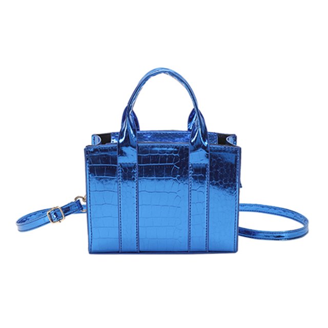 Bolsa de viaje con patrón de cocodrilo de compras brillante Moda Casual Simple para el trabajo Ehuebsd Para Estrenar