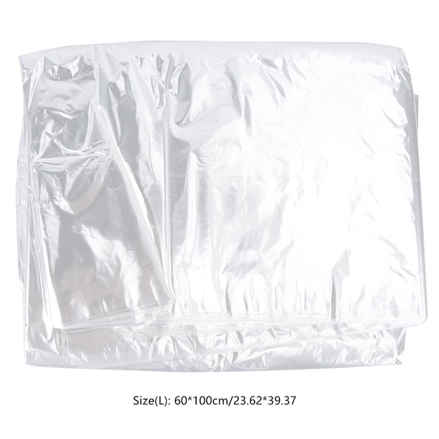 Ropa Desechable Bolsa para el Polvo Ropa de Limpieza en Seco Cubierta Pe 50 Piezas Ropa Transparente Desechable Bolsas para el Polvo Ropa de Limpieza en Seco Cubiertas de Ropa 60 ANGGREK Otros