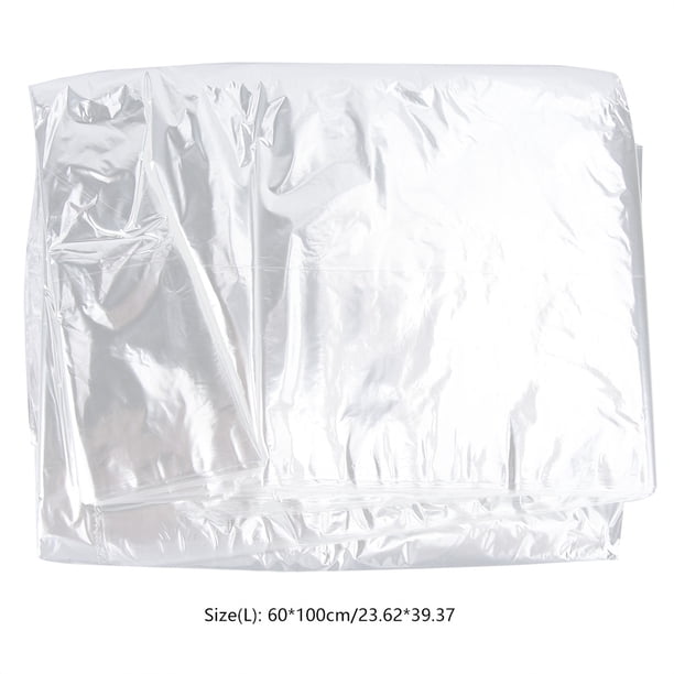 Ropa Desechable Bolsa para el Polvo Ropa de Limpieza en Seco Cubierta Pe 50 Piezas Ropa Transparente Desechable Bolsas para el Polvo Ropa de Limpieza en Seco Cubiertas de Ropa 60 ANGGREK Otros