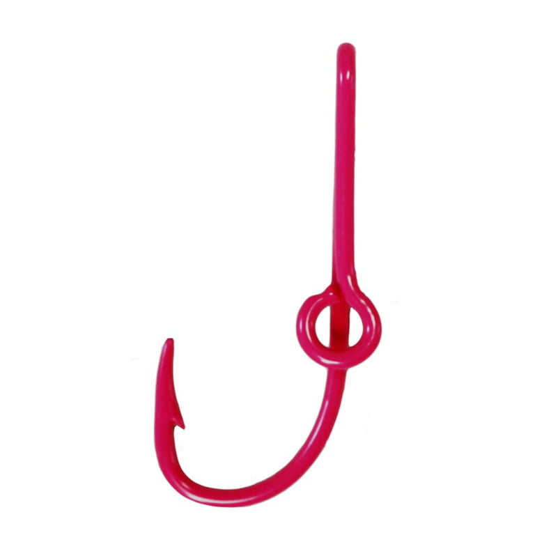 Eagle Claw Hat Hook Hot Pink Fish Hook for Hat Pin Tie Clasp or Money Clip Cap Fish Hook