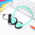 thumbnail image 4 of Ladont Paquete de 10 auriculares para niños a granel para el aula escolar, auriculares con cable multicolor para niños, estudiantes, niños, conector de 3,5 mm (paquete de 10), 4 of 5