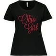 thumbnail image 3 of Inktastic Ohio Girl Women's Plus Size T-Shirt, 3 of 5