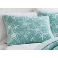 thumbnail image 3 of DESIGN STUDIO Starfish Aqua 3-Piece Cotton Quilt Bedding Set - Full/Queen, 3 of 6