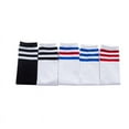 thumbnail image 7 of Kids Toddler Soccer Socks Knee High Tube Socks Three Stripes Cotton Cute Sport Stocking for Boys Girls, 7 of 7