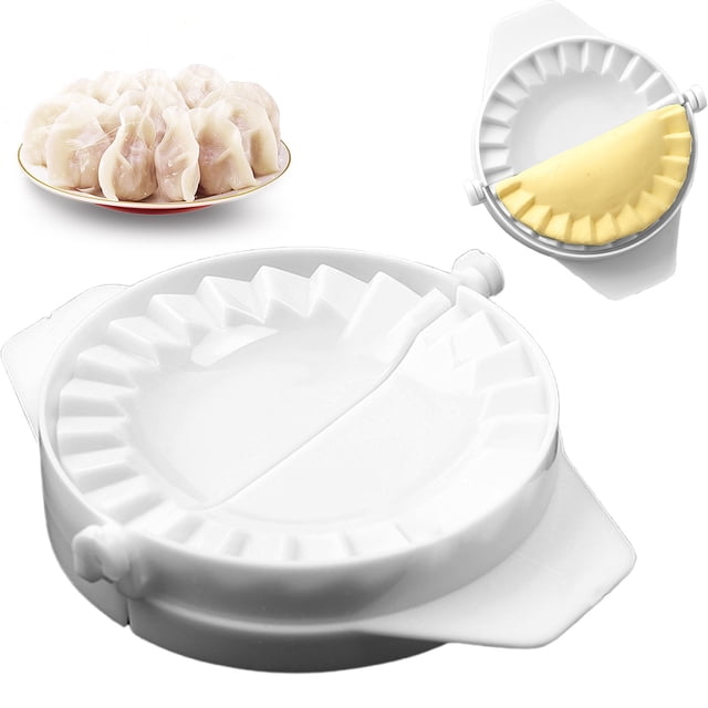 Empanada Maker Press,Ravioli Mold Pierogi Ravioli Empanada Maker Wrapper Dumpling Press Mould Pastry Dough Cutter,Kitchen Gadget Tool Home DIY DoughDumpling Calzone Pierogi(White)