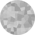 thumbnail image 1 of Ahgly Company Indoor Round Patterned Dark Gray Area Rugs, 6' Round, 1 of 6