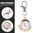 thumbnail image 4 of SHISUYAN Portable Keychain Watch with Exquisite Zinc Alloy Design for Bag Golden Color 1.5 Inches, 4 of 8