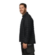 Frogg Toggs Co-Pilot Insulated Puffer Jacket, Water-Repellent Jacket for Men, Black, Small