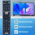 thumbnail image 4 of Supershield RMT-TX100D Universal Remote Control, Retail Packaging for Sony Smart TV, Black, 4 of 5