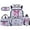 Blue Soccer Pink Bow, variant on Binienty Pink Camo Bow 4 Piece Kids Bookbag With Lunch Box Set For Elementary School Boys Waterproof Zipped School Backpack Lunchbag Zipper Pencil Case Kids School Supplies