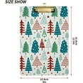 thumbnail image 3 of FMSHPON Christmas Cute Xmas Tree Stars Clipboard Hardboard Wood Nursing Clip Board and Pull for Standard A4 Letter 13x9 inches, 3 of 5