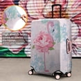 thumbnail image 4 of Travel Luggage Cover Suitcase Protector Fits 18-32 Inch Luggage Wheel Covers Patterned Travel Related Items Flower Luggage Protector Elastic Luggage Anti-scratch Suitcase Cover M, 4 of 6