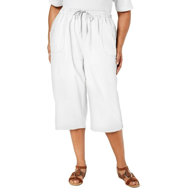 karen scott plus size capri pants