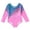 style-06 Pink, variant on Kogui Girls Swimsuits Girls Long Sleeve Rashguard Swimsuit UV Protection One-Piece Swimwear Bathing Suit (Blue,S)