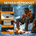 thumbnail image 6 of ABORON Oversized Directors Chair with Side Table, Heated Camping Chair Outdoor Portable Heating Folding Chair, Heavy Duty Camping Chair with Pocket for Lawn, Sports - 2Pack(Power Bank not Included), 6 of 8