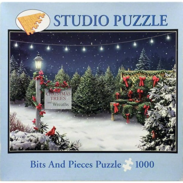 Puzzle Neige - Sapin de Noël - Noël - Puzzle - Puzzle 1000 pièces adultes