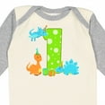 thumbnail image 4 of Inktastic Dinosaur First Birthday Party Boys or Girls Long Sleeve Baby Bodysuit, 4 of 5