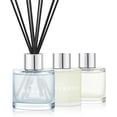 thumbnail image 1 of 3 Pack Fragrance Reed Diffuser, 50ML Lavender Jasmine Freesia Aromatherapy Diffuser Set with 12 Black Fiber Sticks,Air Freshener for Bedroom Bathroom Office, 8.2X 6.6X 2.1 inch, 1 of 7