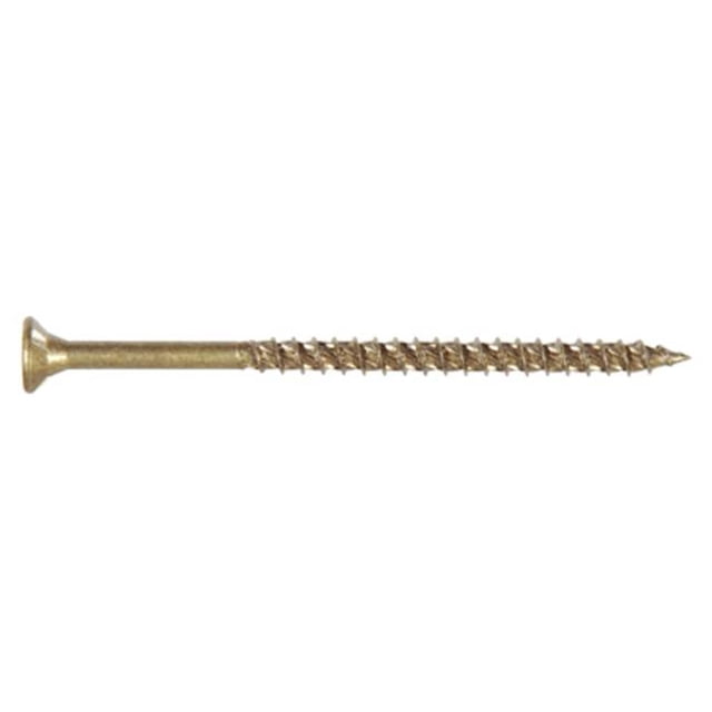 42484 No. 10 x 3 in. Ceramic Coat Wood Screws, Bronze Colored