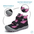 thumbnail image 2 of Botas de senderismo Mishansha Outdoor Ankle para niños pequeños, negras, rosas y grises, 2 of 5