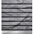 thumbnail image 1 of Soimoi Poly Georgette Fabric Stripe Block Printed Craft Fabric by The Yard 52 Inch Wide, 1 of 1