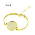 thumbnail image 2 of ruzhgo Bracelet Shape Base Alloy Setting Jewelry Blank Settings Finding Replacement Accessory for Professional Bronze Gold, 2 of 6