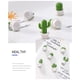 thumbnail image 5 of Advancent 6 piezas refrigerador mensaje pegatina suculenta cactus decorativo notas tablero titular decoración portátil accesorio blanco Blanco 10piezas, 5 of 6