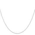 thumbnail image 2 of 14K White Gold Curb Chain Styles Necklace 16 inch Carded .42 mm with Spring Ring Clasp 0.42, 2 of 4