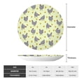thumbnail image 2 of Sikiie Funny Chicken Bone China Decorative Plate Personality Ceramic Dinner Plate Crafts Decorative Ceramic Decorative Plate -10in, 2 of 6