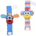 thumbnail image 4 of Soft Baby Wrist Rattle, And Plush Stuffed Infant Toys,Birthday Holiday Birth Present For Newborn Boy Girl Birth To 24 Months Toddler 2 To 4 Years Kids, Early Educational Toys For Newborn, 4 of 4