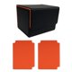 thumbnail image 3 of Caja para guardar barajas de cartas, funda protectora para guardar cartas, juguete para coleccionar cartas, protector para guardar cartas naranja interior, 3 of 9