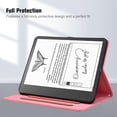 thumbnail image 5 of ELEHOLD Slim Flip Case for Amazon Kindle Scribe 10.2'2022)/ Amazon Kindle Scribe 10.2'2024)(, Cute Kitten Shockproof Magnetic Flip Kickstand Multi-Angle Card Slot Full Protection Case ,Red, 5 of 12
