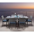 thumbnail image 4 of RST Brands Portofino Casual 7pc Aluminum Outdoor Dining Set - Laguna Blue, 4 of 5